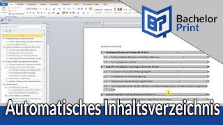 Inhaltsverzeichnis in Word erstellen  SO GEHTS [upl. by Drofliw]