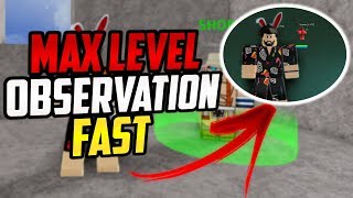 MAX LEVEL OBSERVATION HAKI IN ONE DAY  BLOX PIECE [upl. by Auerbach]