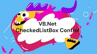 VBNet  CheckedListBox Control [upl. by Quiteris]