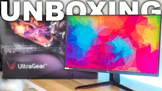 LG 27GP850B Ultragear 27 Inch Gaming Monitor Unboxing [upl. by Renckens]