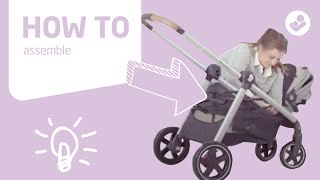 MaxiCosi  Zelia stroller  How to assemble [upl. by Yatnahs]