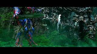 Transformers 4 A Era Da Extinção Optimus Prime Vs Dinobots Conpleto Dublado HD [upl. by Werby]