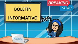 Boletín informativo Español 5to grado [upl. by Kalmick]