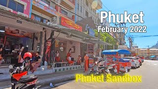 PATONG BEACH Phuket February 2022  Phuket Sandbox [upl. by Ferneau]