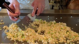 Fried rice teppanyaki style [upl. by Lebiralc]