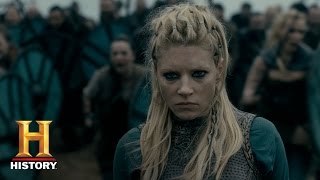 Vikings Lagertha Takes Back Kattegat Season 4 Episode 13  History [upl. by Ambrosine]