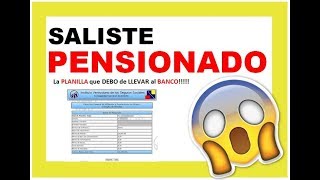 IVSS PENSIONADOS nuevos PLANILLA ‼️ [upl. by Vona310]