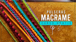 10 PULSERAS FÁCILES Y RÁPIDAS 💥» Ep 31  pulseras de hilo  friendship bracelets ● Curso de Macrame [upl. by Snilloc32]