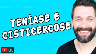 TENÍASE SOLITÁRIA E CISTICERCOSE  Parasitologia  Biologia com Samuel Cunha [upl. by Bendicty488]