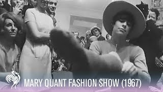 Mary Quant Fashion Show In Hamburg Germany 1967  Vintage Fashions [upl. by Ahseekat]