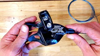 How To Replace A Sram Shift Cable [upl. by Kleper236]