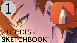 Autodesk Sketchbook For Beginners Tutorial Part 1SketchingThe Predictive Stroke Tool [upl. by Haim892]