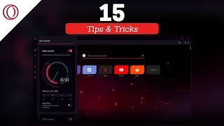 15 TIPS amp TRICKS OPERA GX GAMING BROWSER  PART 1 [upl. by Alemat]