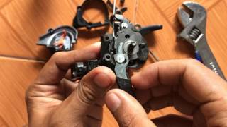 How to Repair or Assemble Shifter Shimano Alivio M4000 [upl. by Ettenig775]