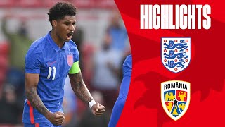 Rashford Guides Three Lions To Win Ahead Of EURO 2020  England 10 Romania  Highlights [upl. by Marshall]