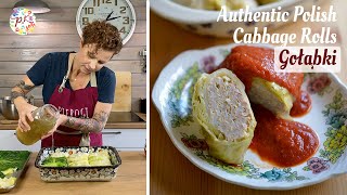 Authentic Polish Cabbage Rolls by my Grandmas Recipe  Polish Gołąbki  Cooking Polish Food [upl. by Robert453]