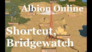 Albion Online  Caerleon to Bridgewatch fast almost safely [upl. by Ahsienot]