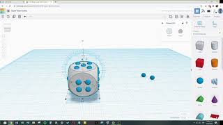Dado en Tinkercad [upl. by Atinit]