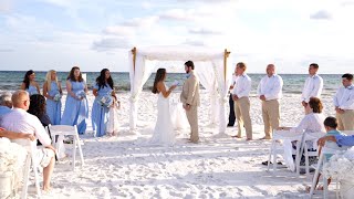 Destin Florida Beach Wedding  Dakota amp Payton Destination Wedding [upl. by Niamor]