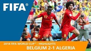 Belgium v Algeria  2014 FIFA World Cup  Match Highlights [upl. by Lachance788]