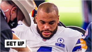 Discussing how Dak Prescotts ankle injury will impact a future contract  Get Up [upl. by Guerin]