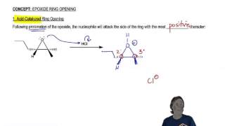 Acid Catalyzed Epoxide Ring Opening [upl. by Shaefer]