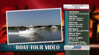 EdgeWater Power Boats 318CC Review [upl. by Valaria]