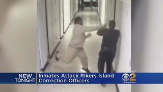 Inmates Attack Rikers Island Correction Officers [upl. by Gillian]