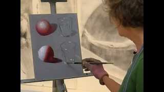 Painting Transparent Objects Demonstration [upl. by Ahsiuqram]