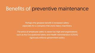 What are the benefits of preventive maintenance [upl. by Trotta509]