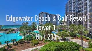 VACATION RENTAL Edgewater Beach amp Golf Resort Tower 1 Unit 203 Panama City Beach Fl [upl. by Eat]