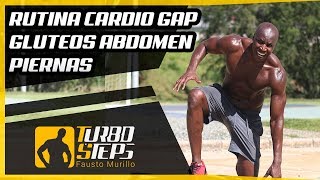 RUTINA CARDIO GAP  GLUTEOS ABDOMEN Y PIERNAS [upl. by Evante]