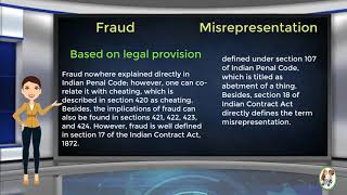 What is Difference Between Fraud amp Misrepresentation [upl. by Werdnaed123]