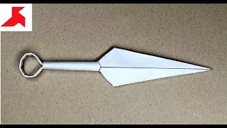 DIY  How to make KUNAI from A4 paper [upl. by Pilihp]