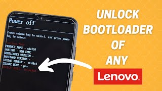 How To Unlock Bootloader Of Any Lenovo  OEM Bootloader Unlock  Official amp Unofficial Method [upl. by Blodget]