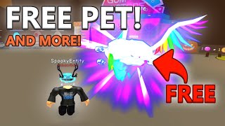 HOW TO GET FREE PET BOOSTS AND TITLE ON BUBBLE GUM SIMULATOR [upl. by Anyalram]