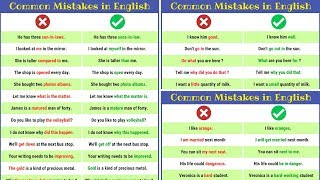 Grammatical Errors 120 Common Grammar Mistakes in English And How to Avoid Them [upl. by Maurey528]