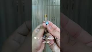 How to retip snooker cue at home [upl. by Tenej102]