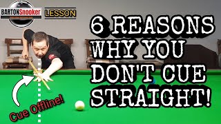 6 Tips For Straighter Cueing  Snooker Lesson [upl. by Ylrebmek]