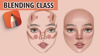 Autodesk Sketchbook Blending Tutorial  For Beginners 🔥 [upl. by Onofredo]