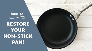 How to Restore a NonStick Pan [upl. by Yenalem]