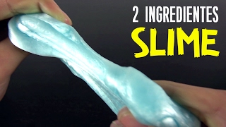 SLIME CON SOLO 2 INGREDIENTES [upl. by Elehcar229]