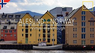 Alesund Norway Virtual Walkthrough Town [upl. by Enait882]