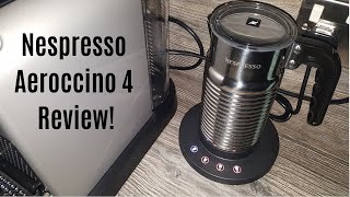 Nespresso Aeroccino 4 Milk Frother Review  Worth upgrading from the Aeroccino 3 [upl. by Spiegel]