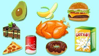 Healthy vs Unhealthy Foods  Learning Video For Kids  Part 2 [upl. by Fornof993]