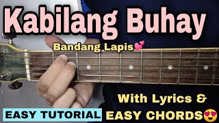 Kabilang Buhay Guitar Tutorial  Bandang Lapis EASY CHORDS [upl. by Odla]