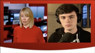 CosmicSkeptic Talks Veganism on BBC News shorts [upl. by Aremihc446]