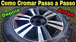 COMO CROMAR A RODA DO CARRO EM CASA 😱 [upl. by Hylton]