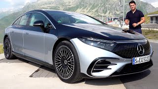 2022 Mercedes EQS 580  DAY Drive AMG FULL Review Interior Exterior [upl. by Reitman]