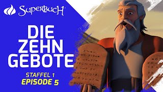 Die Zehn Gebote – Mose und das Gesetz Gottes  Superbuch Staffel 1 Folge 5 [upl. by Rance606]